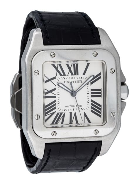 cartier 100xl|cartier santos 100 price.